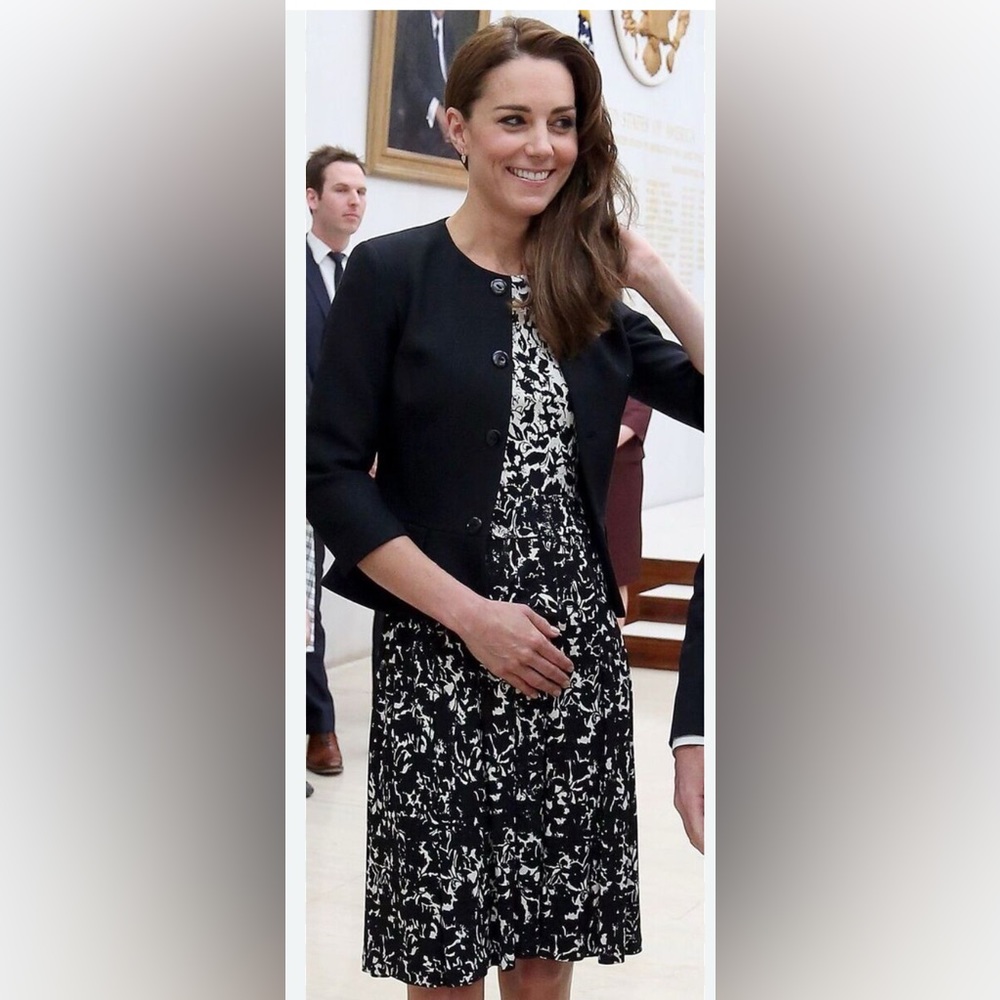 Tory Burch black and white dress